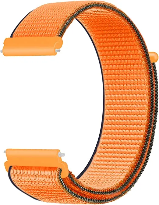 22mm SmartWatch Sport Loop Nylon Bands Indigo