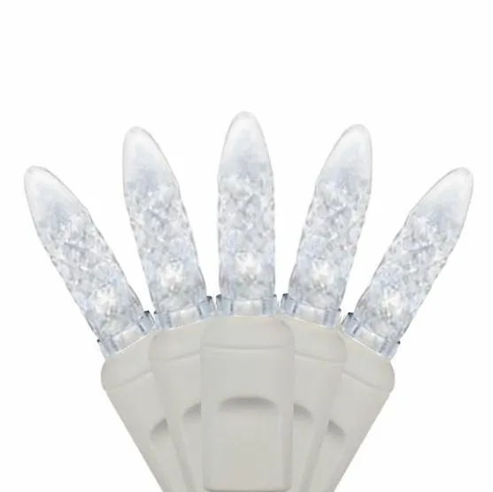 70 Pure White on White Wire M5 Mini Light - Premium - LED Christmas Lights