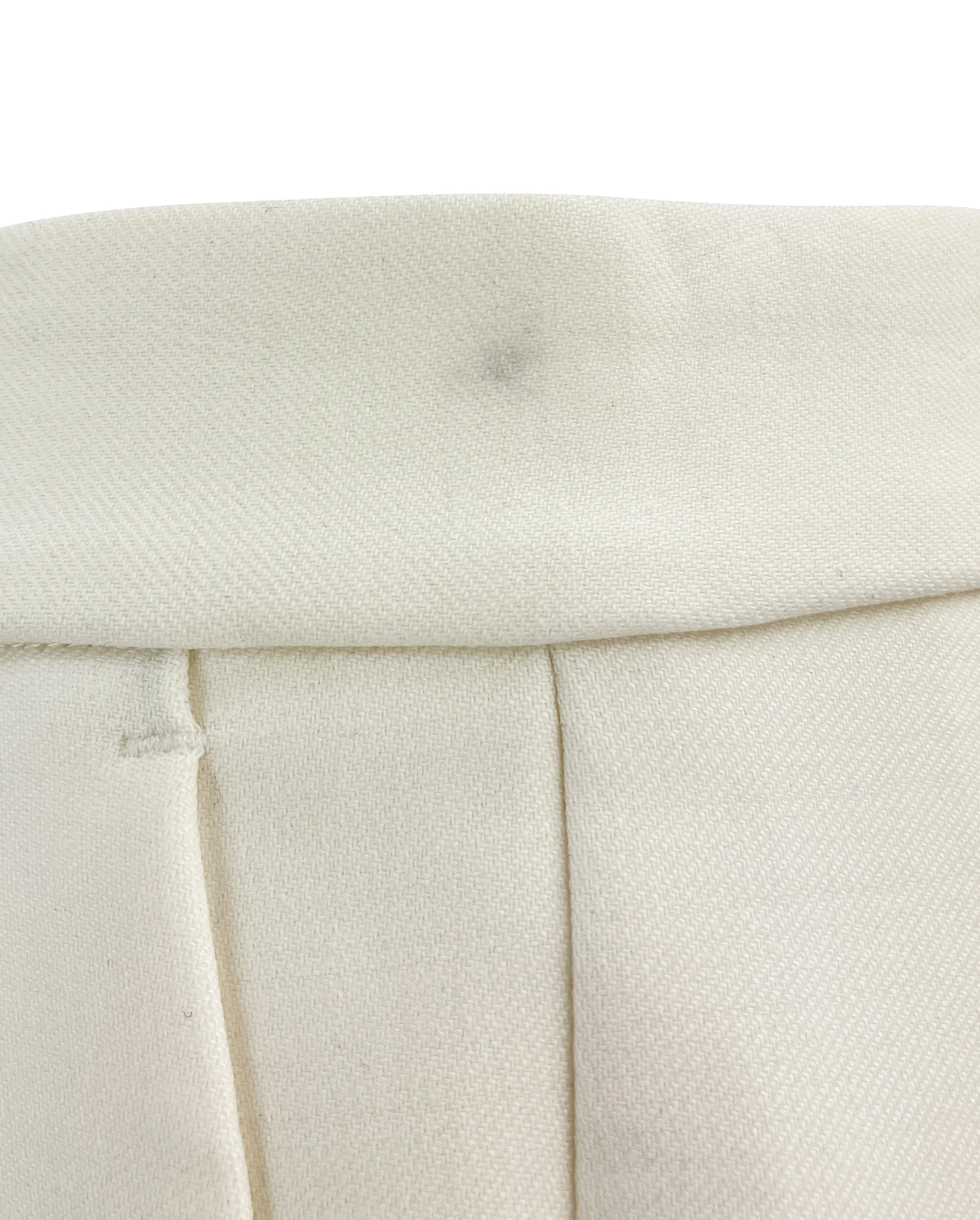 Adam Lippes Harper Pants in Cream