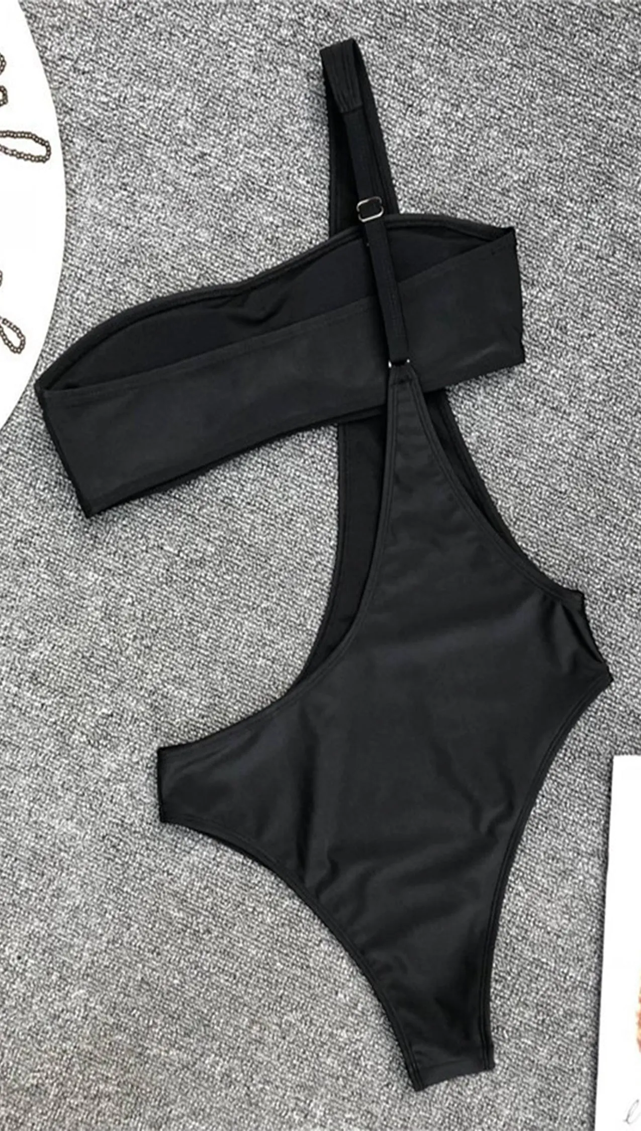 Alandra One Shoulder Asymmetrical Monokini