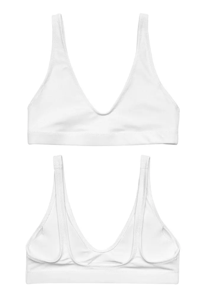 All-Over Print Recycled Padded Bikini Top