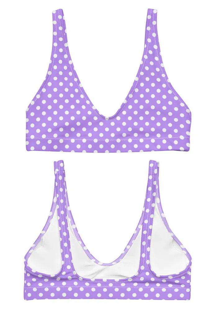 All-Over Print Recycled Padded Bikini Top