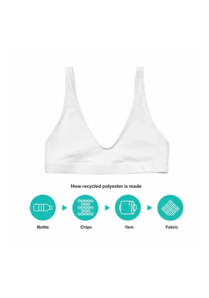 All-Over Print Recycled Padded Bikini Top