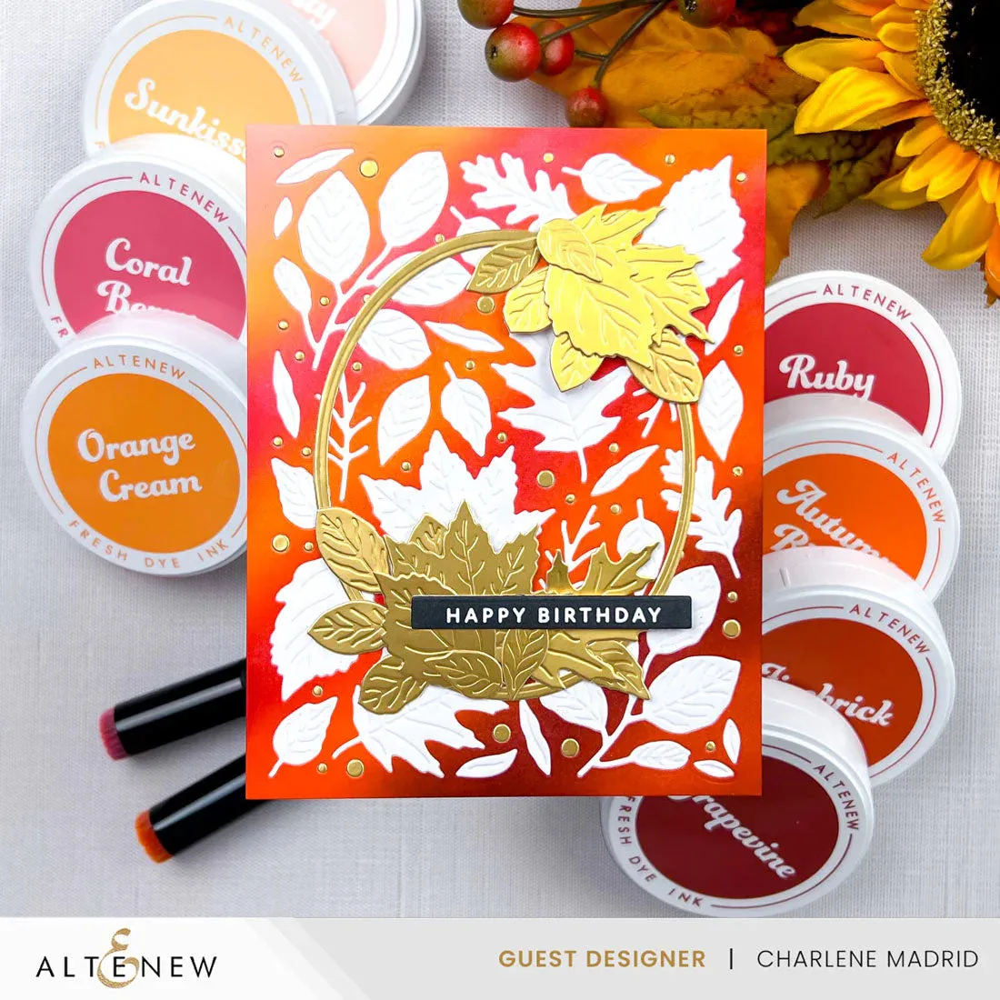 Altenew Warm & Cozy Fresh Dye Ink Pad - Autumn Blaze