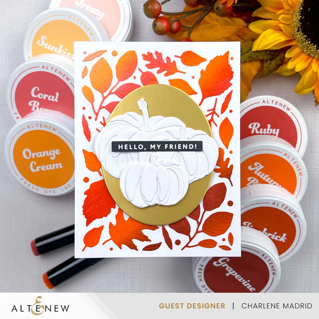 Altenew Warm & Cozy Fresh Dye Ink Pad - Autumn Blaze