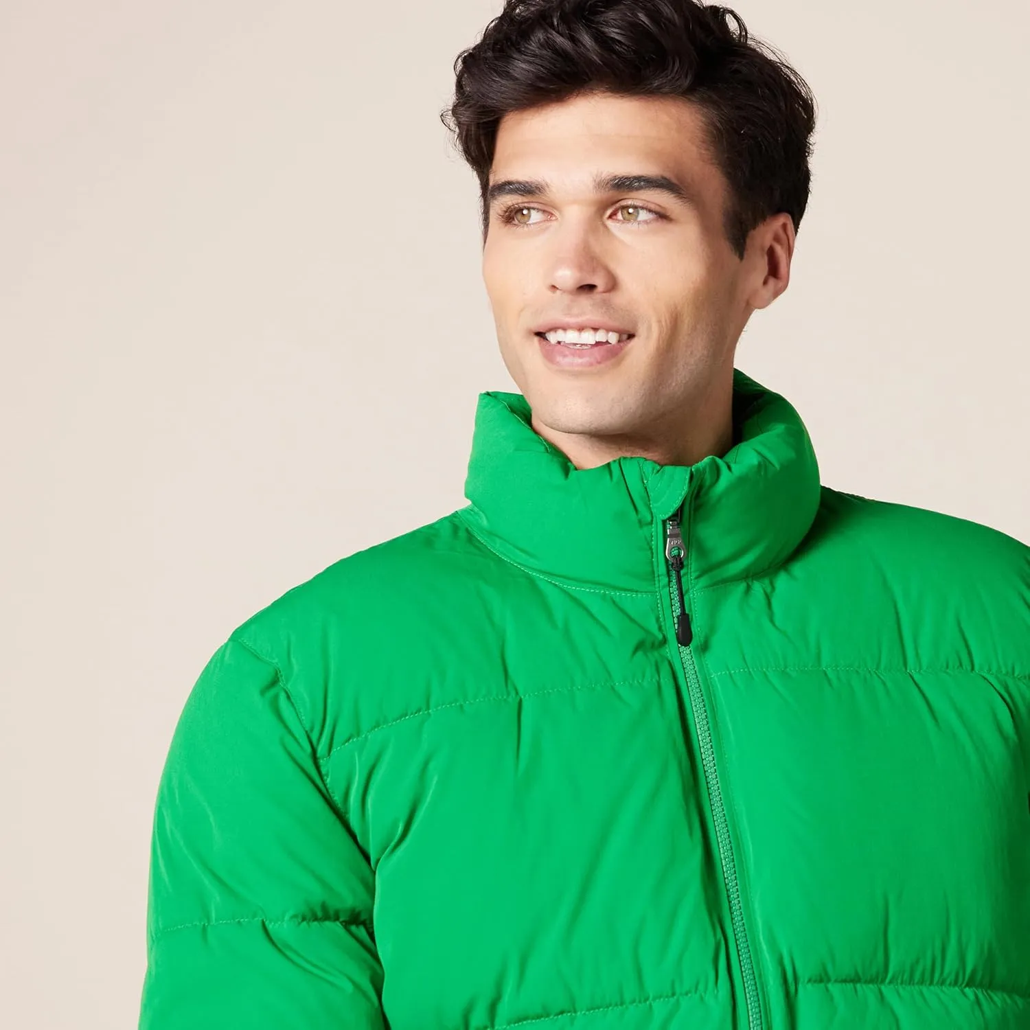 Amazon Essentials Men's Mock Neck Heavyweight Puffer Coat (Available in Big & Tall)