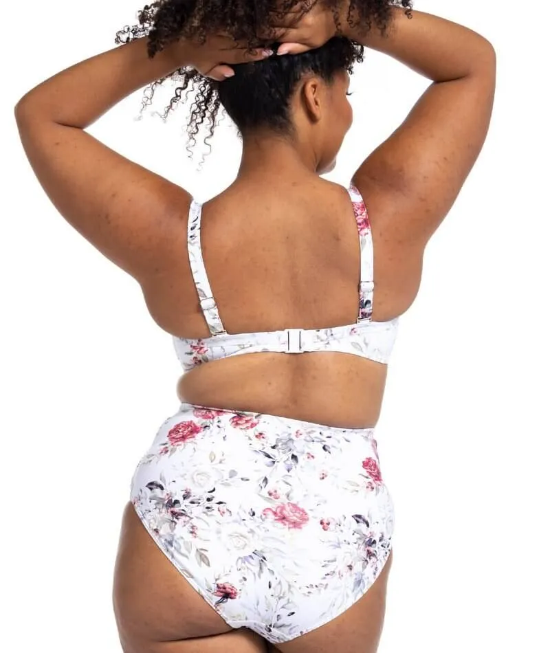 Artesands Clementine Hayes High Waist Swim Brief - White