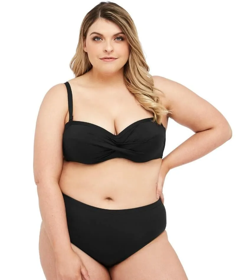 Artesands Control Mid Rise Basic Brief - Black