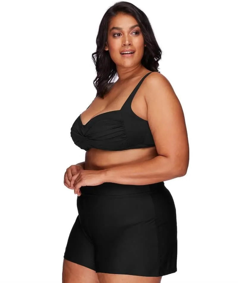 Artesands Hues High Waist Swim Short - Black