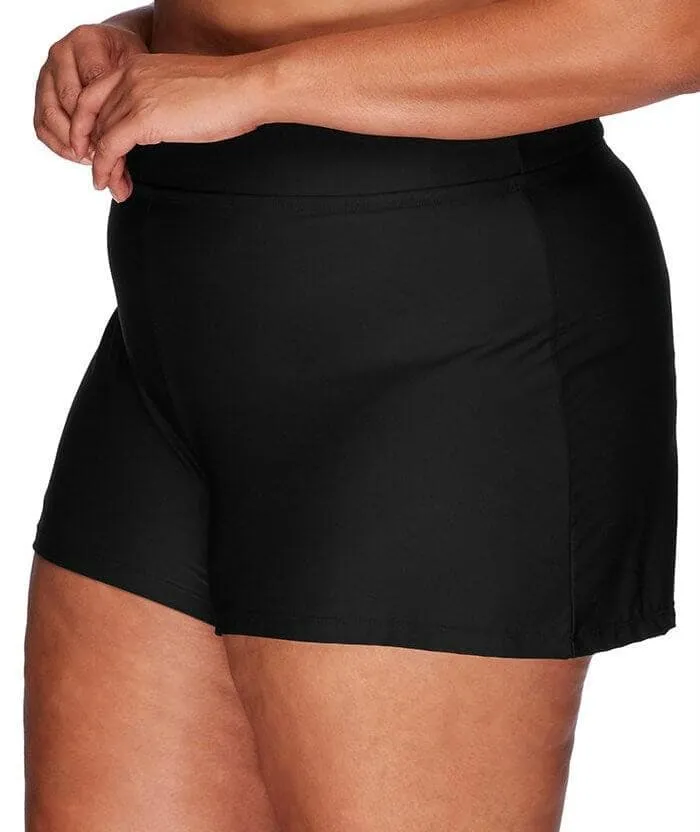 Artesands Hues High Waist Swim Short - Black