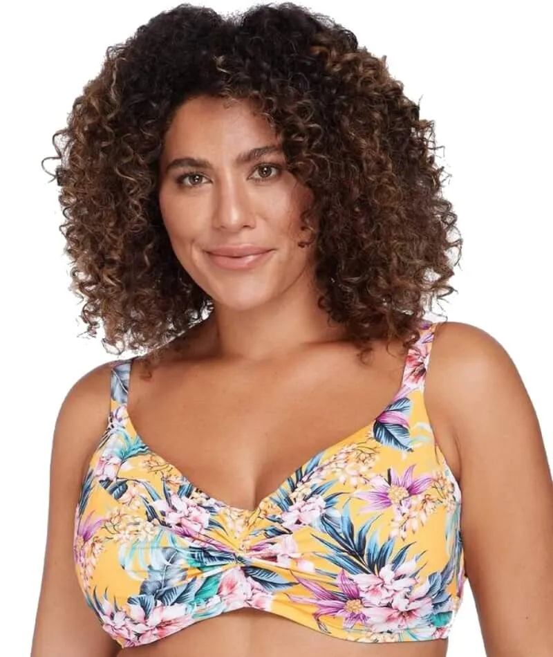 Artesands Tropo'logical Monet Soft Cup Underwire D-DD Cup Bikini Top - Yellow