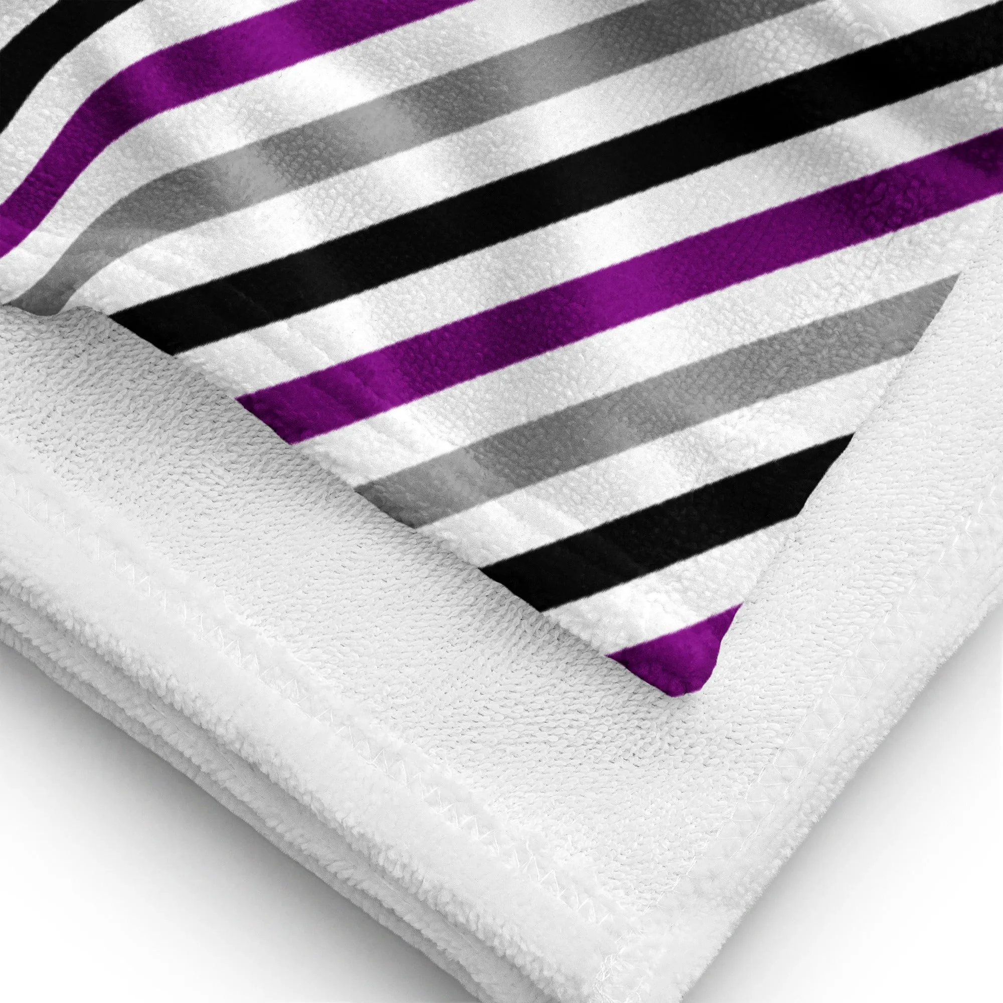 Asexual Stripe Beach Towel