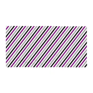 Asexual Stripe Beach Towel