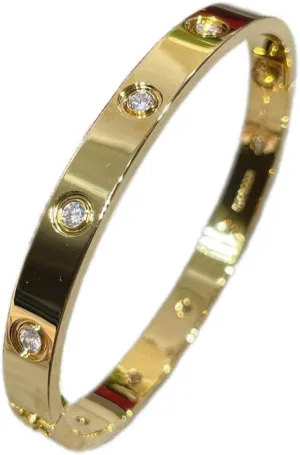 Bangle Bracelet for Women - 3 Layers 18K Yellow Gold Plated Silver Cuff Bangle Jewelry Gift Everyday Wear