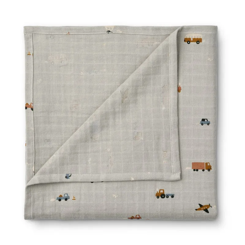 Ben Muslin Swaddle Print VARIOUS STYLES