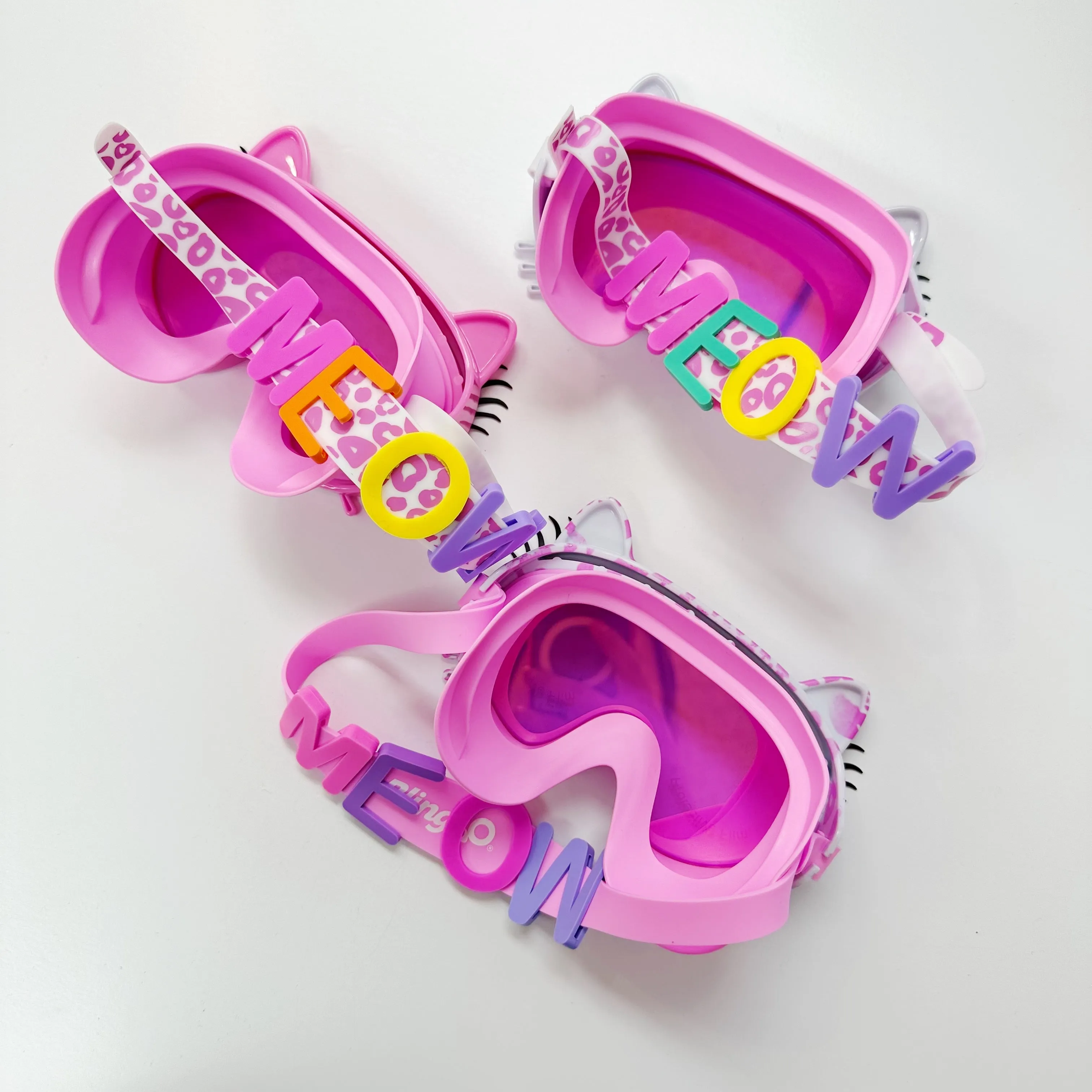 Bling2o Cat Nip Pink Clawdia Swim Mask