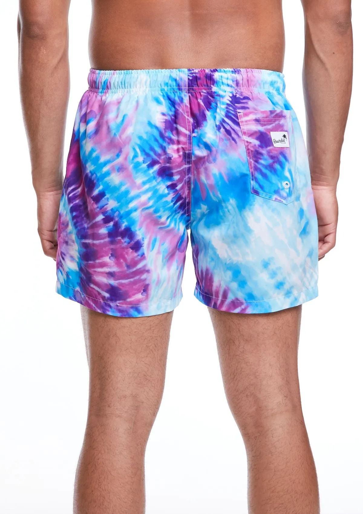 Boardies Purple Haze Tie Dye Shortie Length Swim Shorts