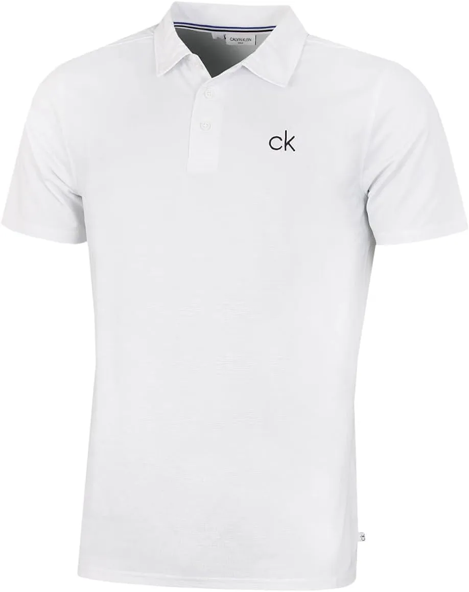 Calvin Klein Men's Central Eco Polo Shirt - White - L
