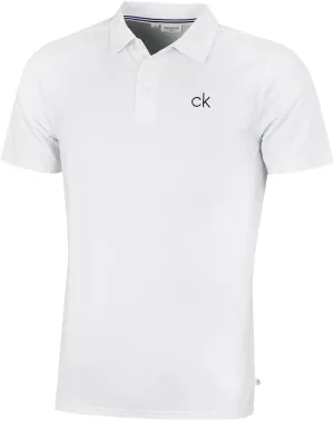 Calvin Klein Men's Central Eco Polo Shirt - White - L