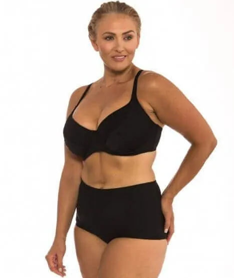 Capriosca  High Waist Pant No Tie - Black