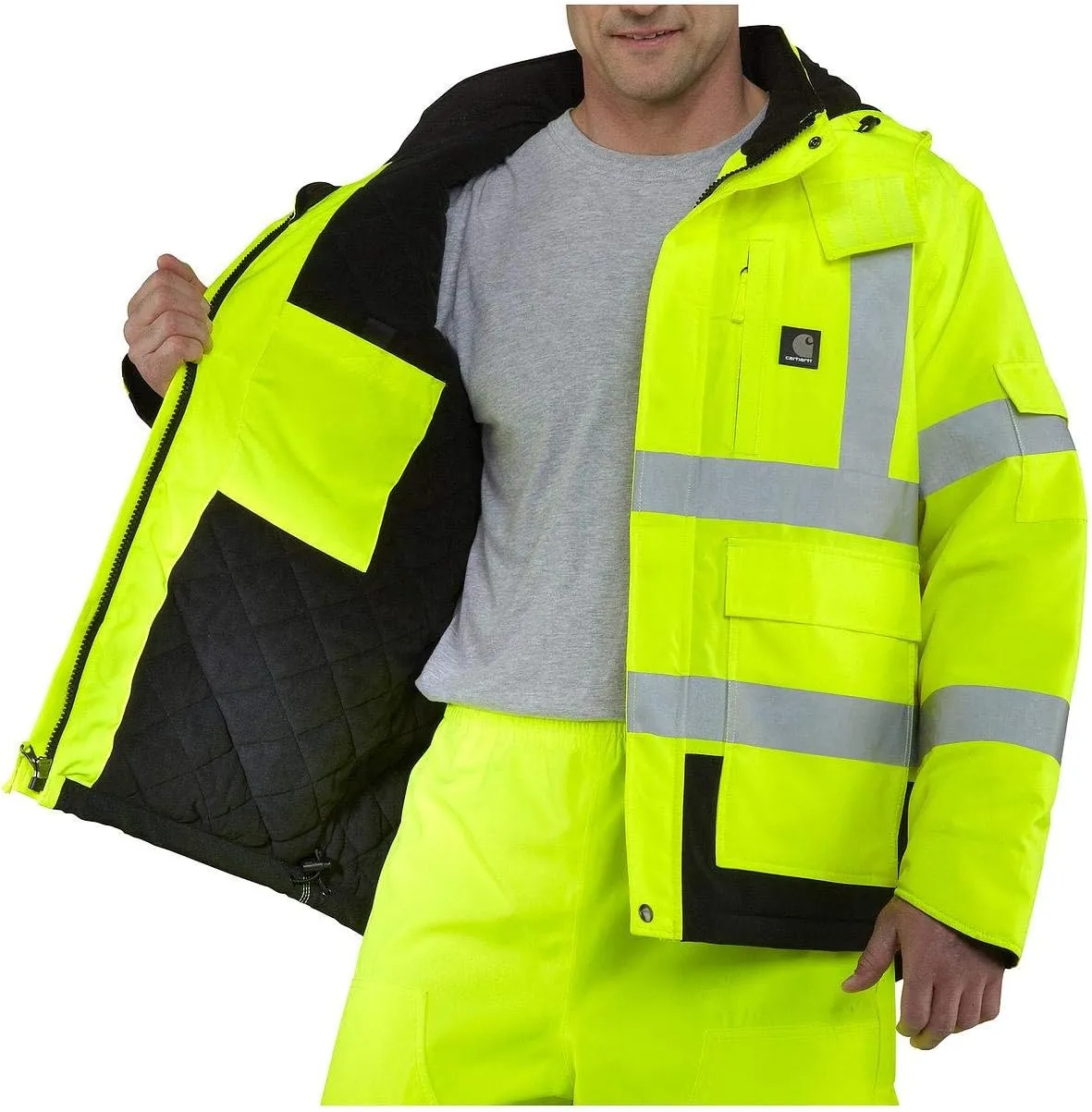 Carhartt Men's High-Visibility Waterproof Class 3 Sherwood Jacket