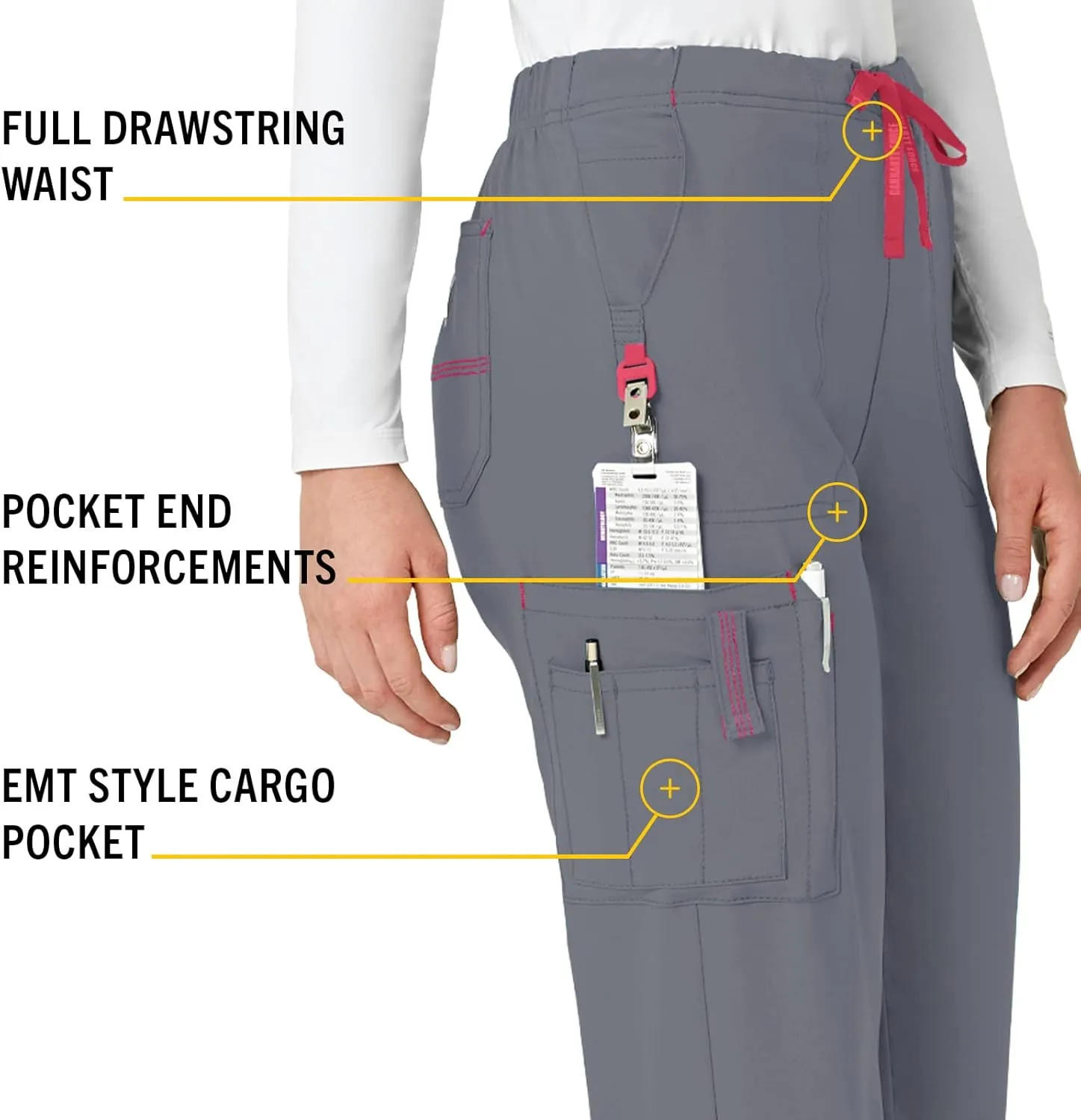 Carhartt Scrubs C52110 Women's Force Cross-Flex Modern Fit Boot Cut Pa