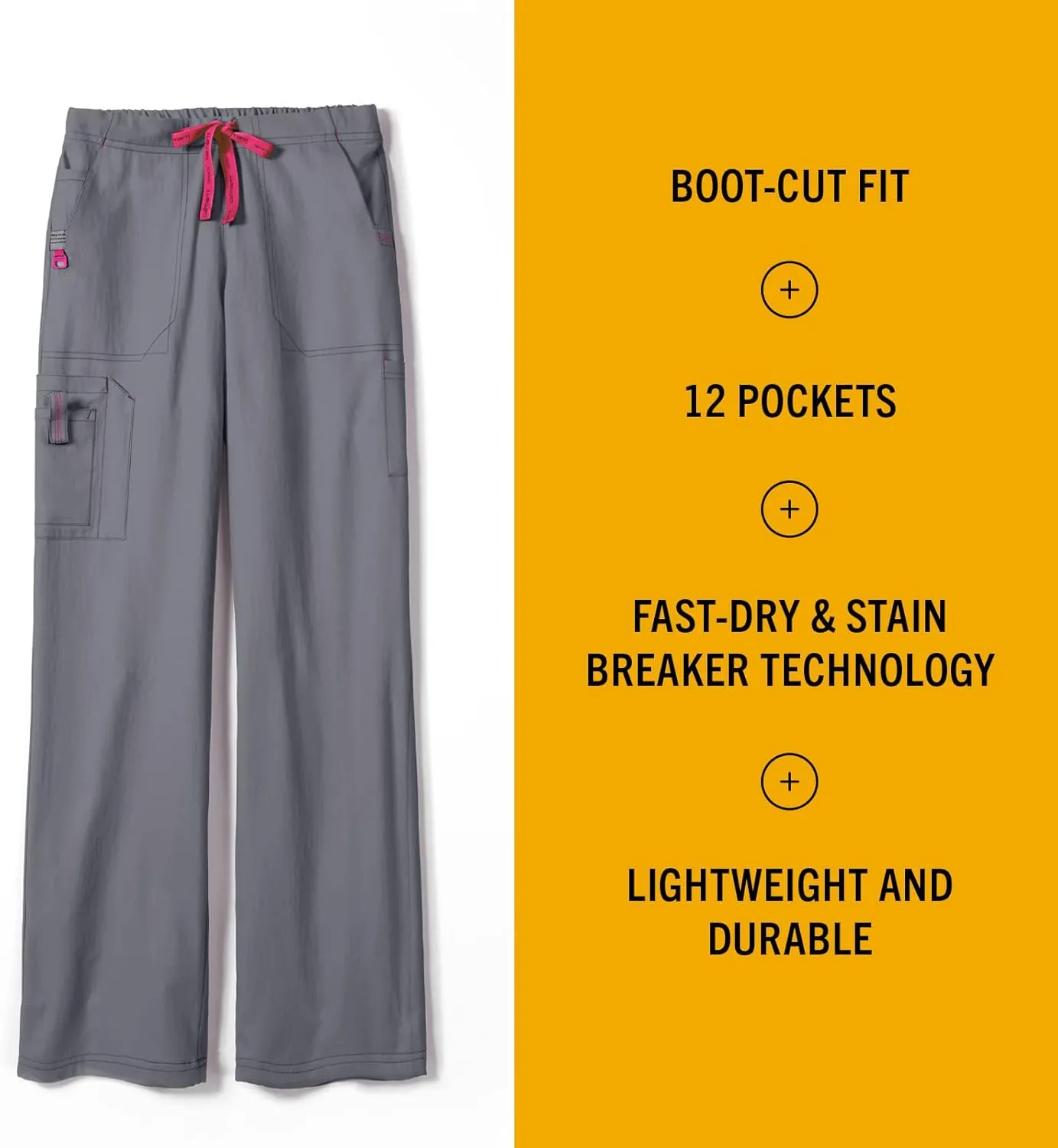 Carhartt Scrubs C52110 Women's Force Cross-Flex Modern Fit Boot Cut Pa