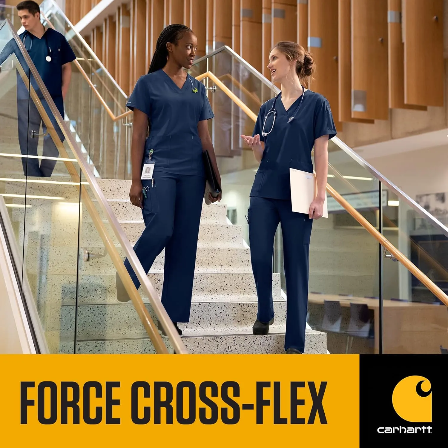 Carhartt Scrubs C52110 Women's Force Cross-Flex Modern Fit Boot Cut Pa