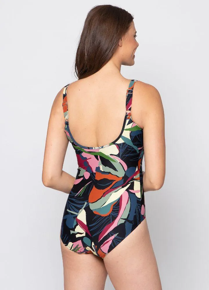Chlorine Resistant One Piece Mesh Yoke Abstract