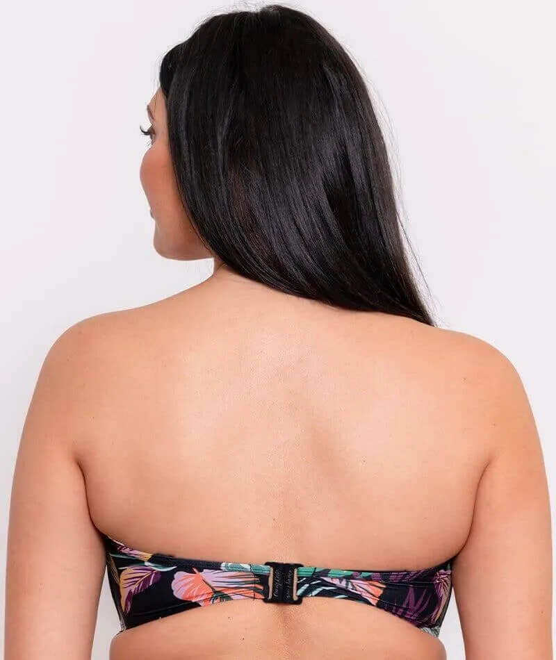 Curvy Kate Cuba Libre Bandeau Bikini Top - Print Mix