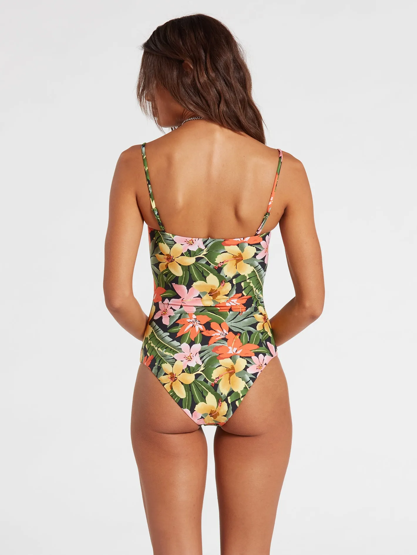 Dot The Island Reversible One-Piece Swim Suit - Black
