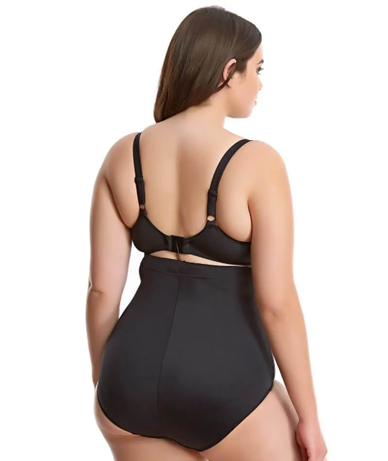 Elomi Swim Essentials High Waist Brief - Black