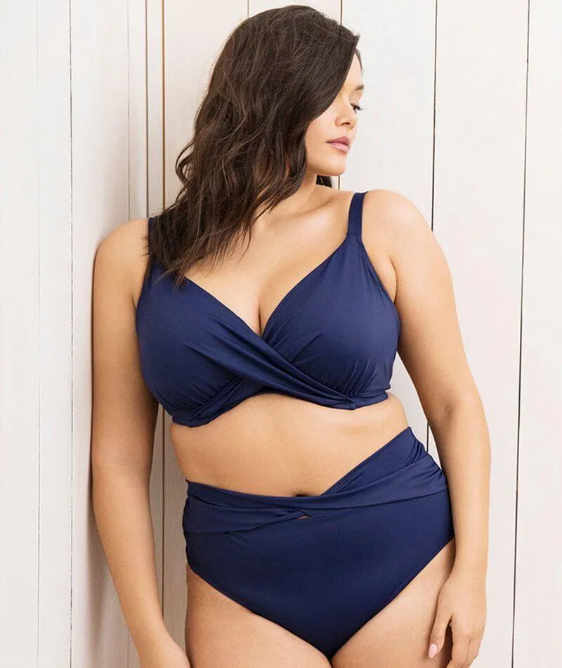 Elomi Swim Magnetic Full Bikini Brief - Midnight