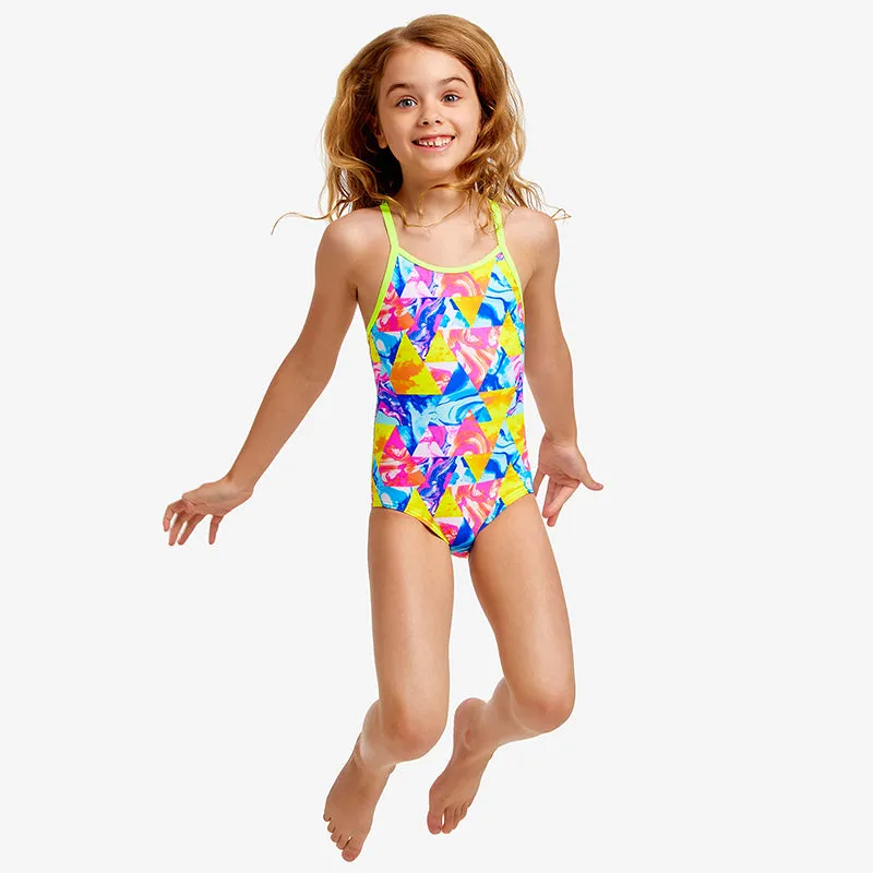Funkita - Swirl Stopper - Toddler Girls Printed One Piece