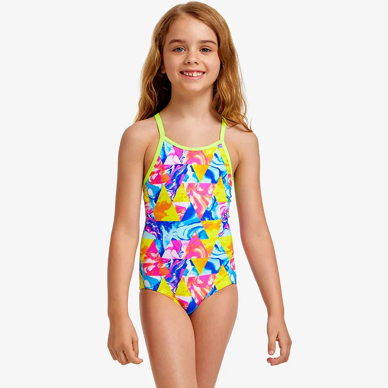 Funkita - Swirl Stopper - Toddler Girls Printed One Piece
