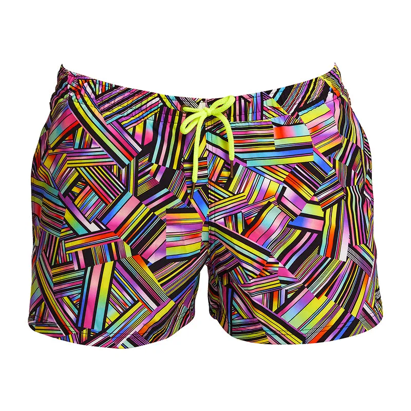 Funky Trunks - Strip Straps - Mens Shorty Shorts Short