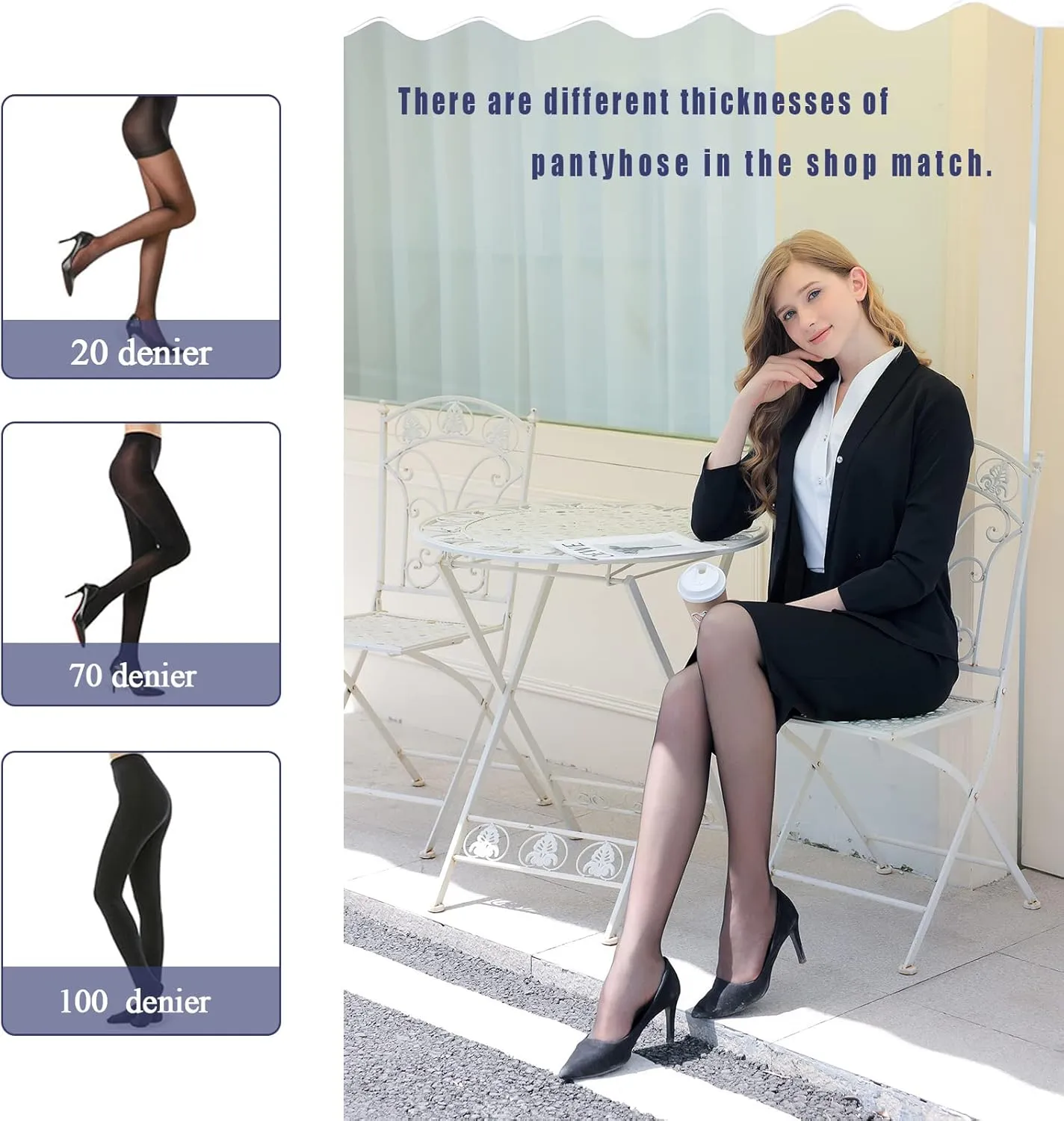 G&Y Women's Elastic Waist Stretch Bodycon Midi Pencil Skirt - Premium Nylon Ponte Office Straight Skirt