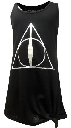 Harry Potter Deathly Hallows Girls Tank Style Nightgown