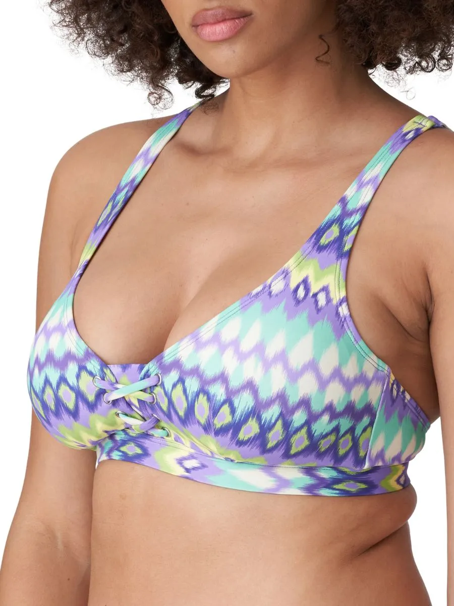 Holiday Plunge Bikini Top - Mezcalita Blue