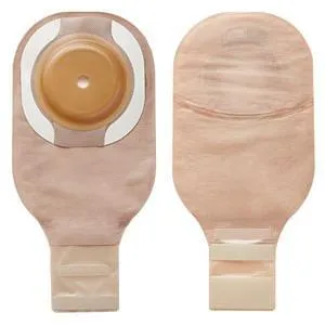 Hollister Premier One-Piece Pre-Cut Soft Convex Drainable Pouch with Filter, 1-1/8" Stoma, 12" L, Beige