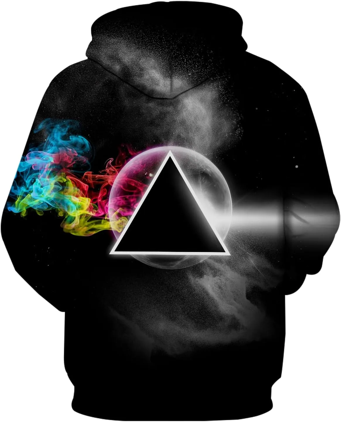 Hoodies for Men and Women-Teen Boys Pullover Hoodies Sweatshirt for Gifts Black red Galaxy Hoodies