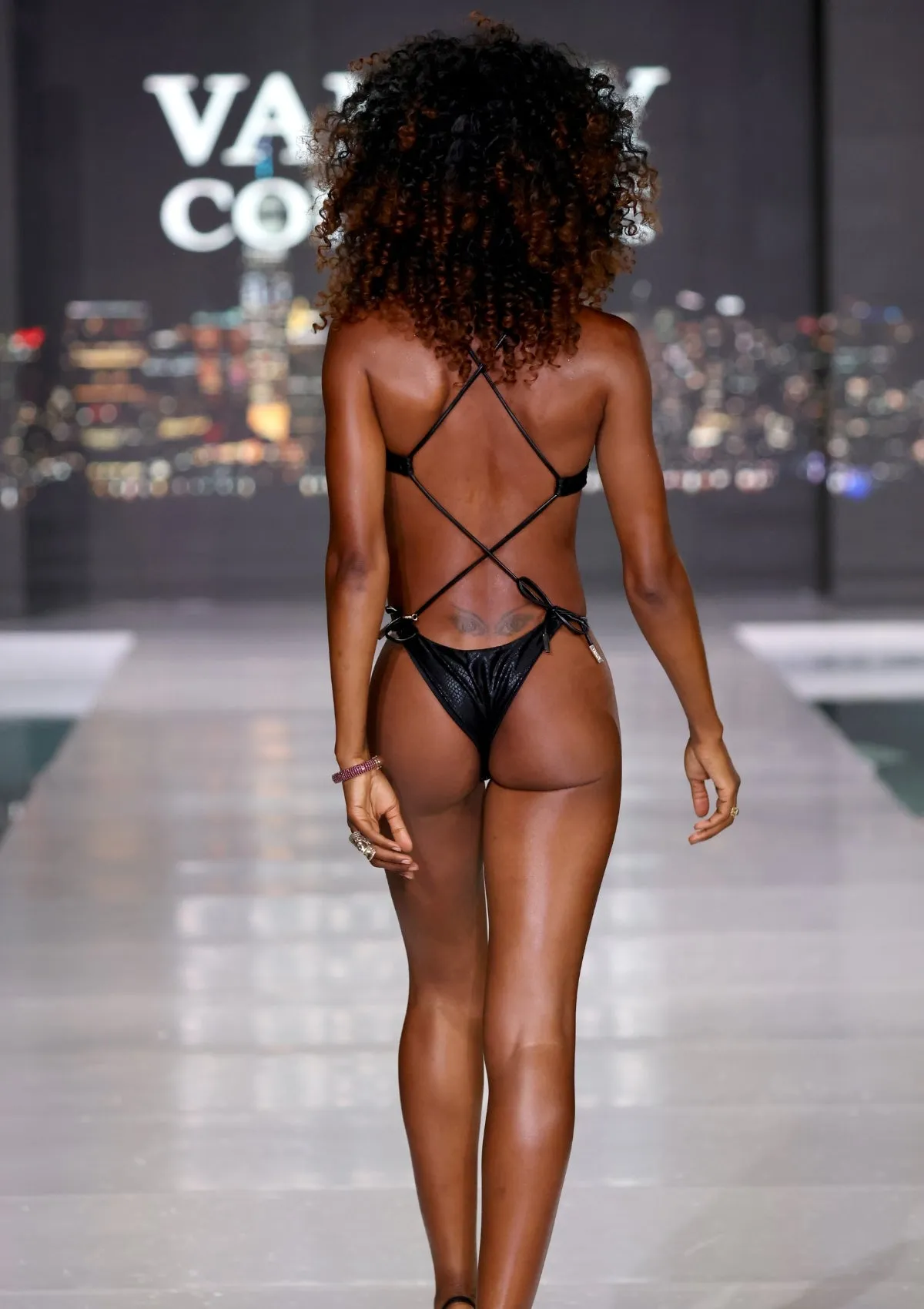 Kaye One Piece Swimsuit - Black Snake