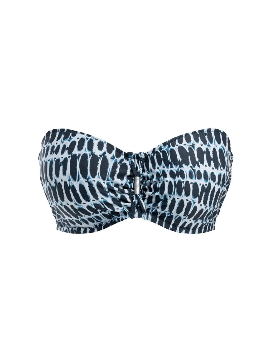 Kotu Bandeau Bikini Top - Ink