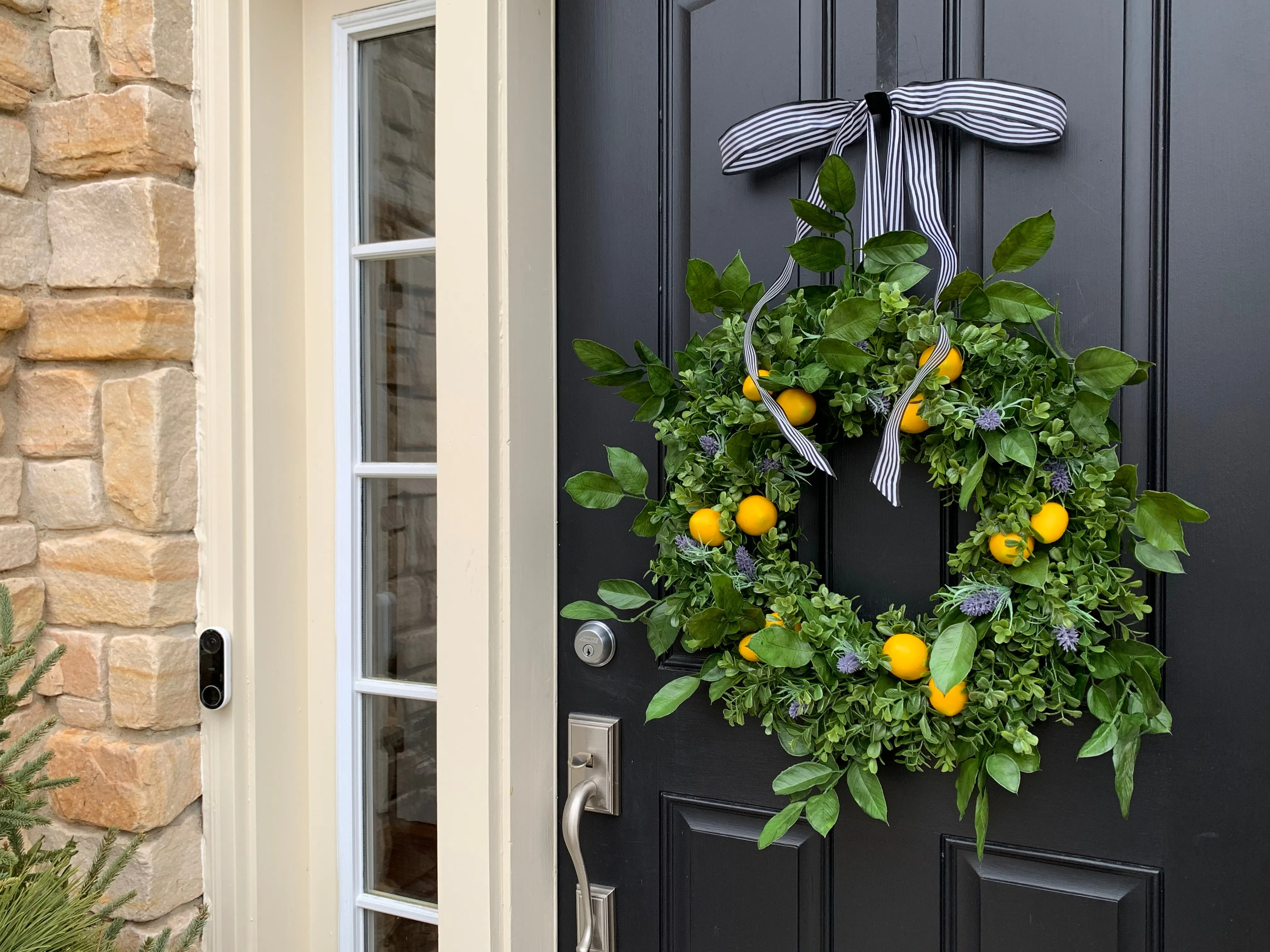 Lemon and Lavender Wreath