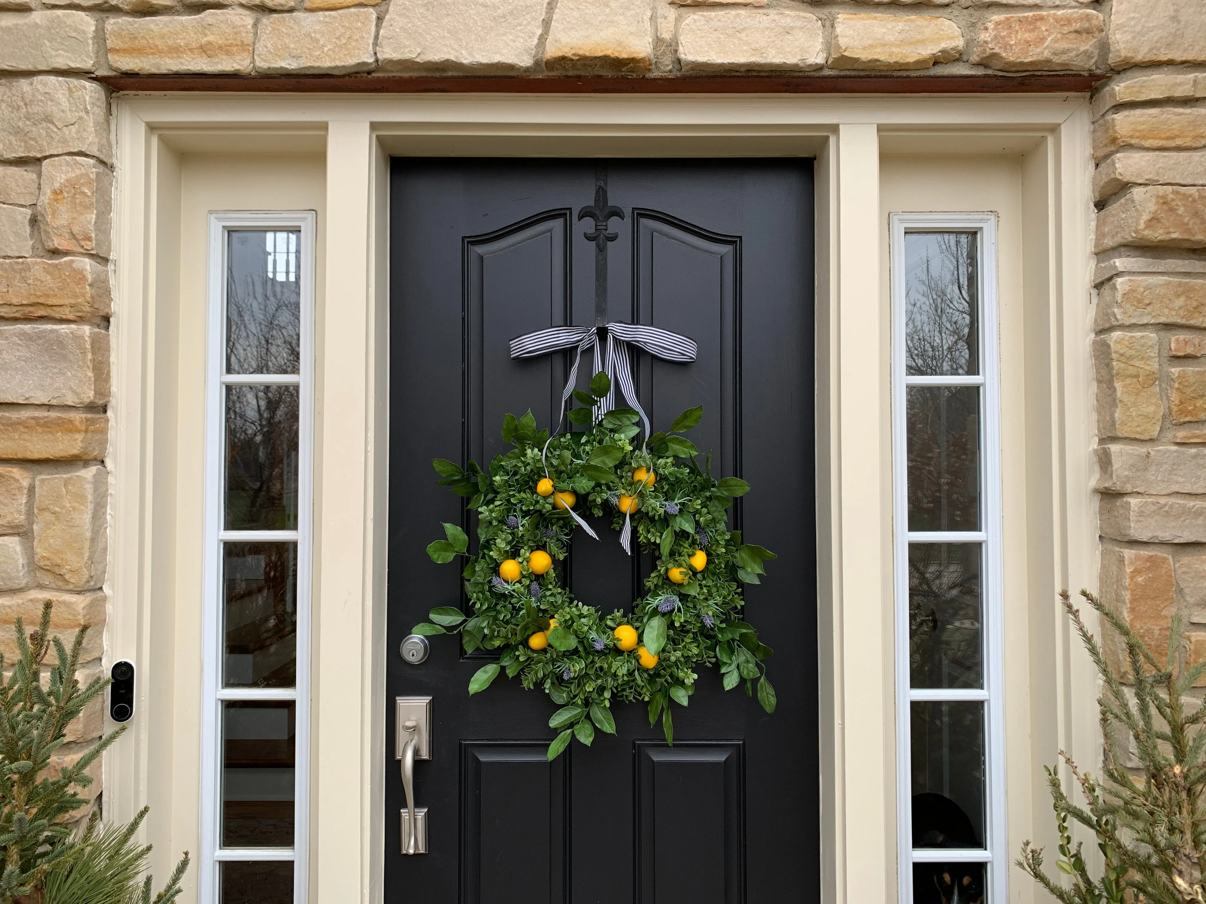 Lemon and Lavender Wreath