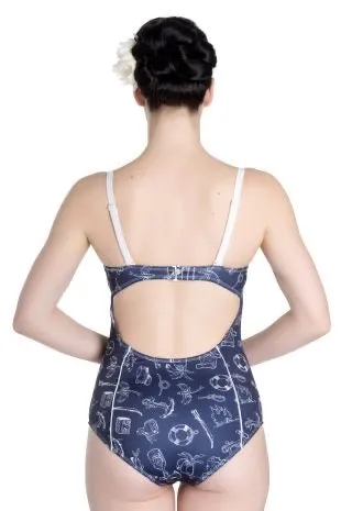 Marin Swimming costume by Hell Bunny