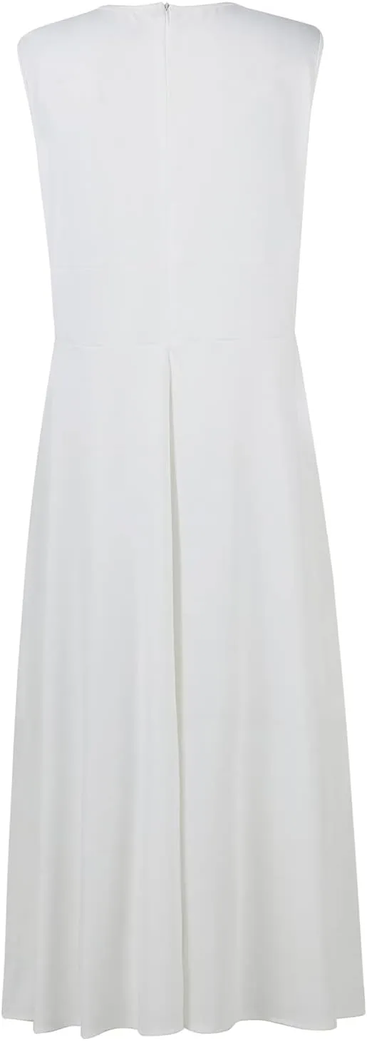 Maxi Dresses for Women 2025 Casual Trendy Summer Dress V Neck Sleeveless Formal Sundresses A Line Flowy Sundress