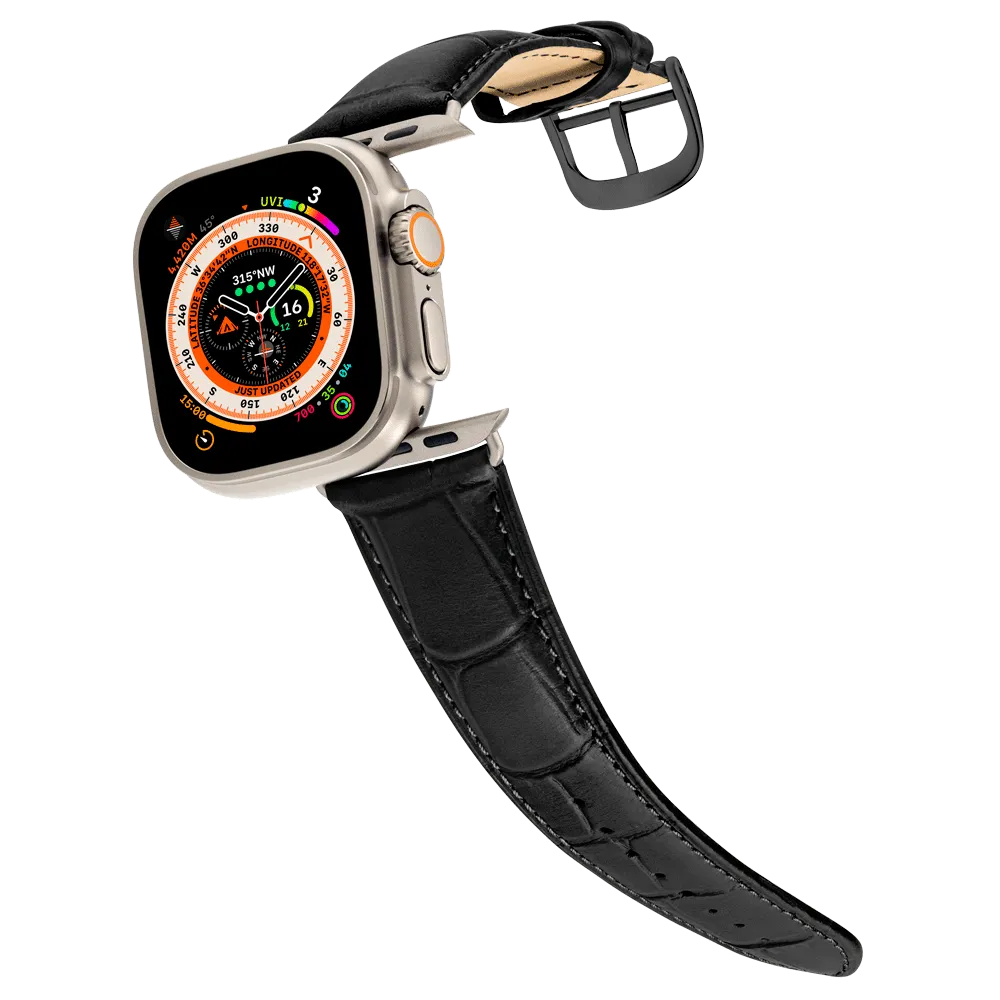 Men's Matte Midnight Black w/ Black Buckle