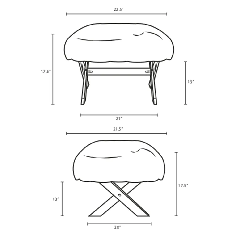 Modern Classic Swift Sheepskin Corner Bench - Bench Under Living Room Window