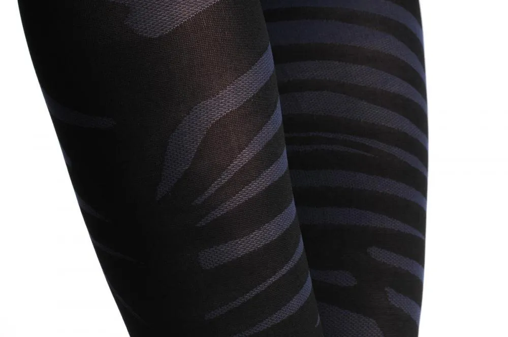 Navy Blue Zebra Pattern 40 Den